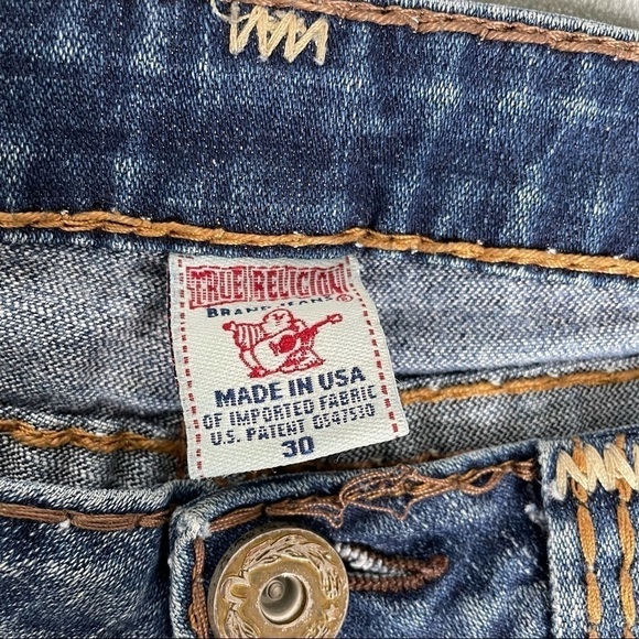 True Religion Bootcut Stone Washed Medium Jeans Size 30 - Picture 3 of 9